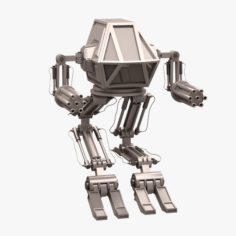 Robot 02 Mech Warrior 1 POSE 3D Model