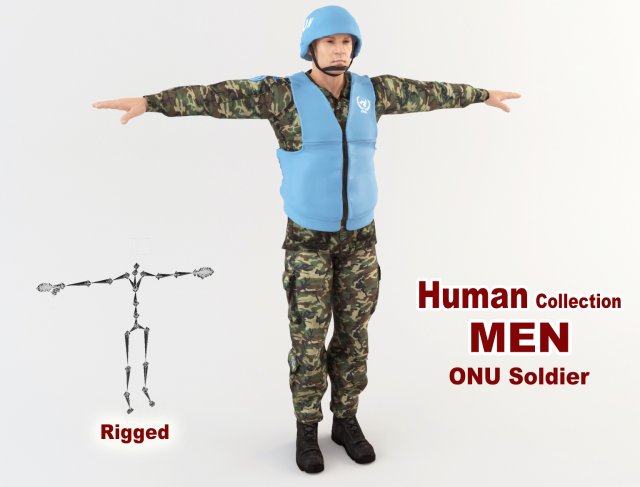 ONU Soldier 3D Model