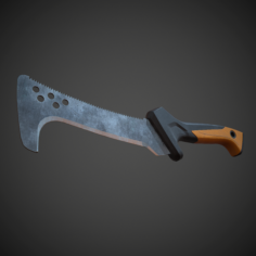 Realistic Knife PBR Low Poly 3D Model