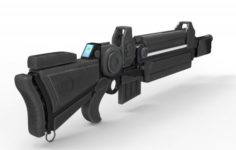 Burst Rifle 3D Model