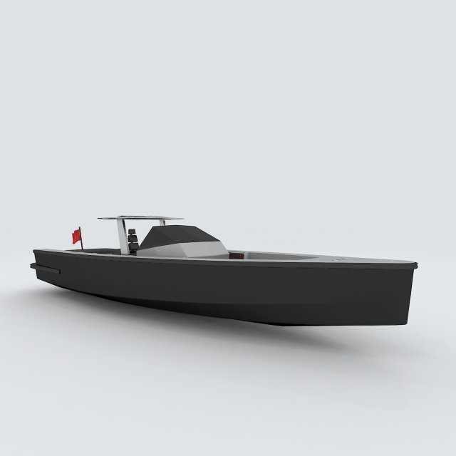 Vehicle Yacht 15504 3D Model