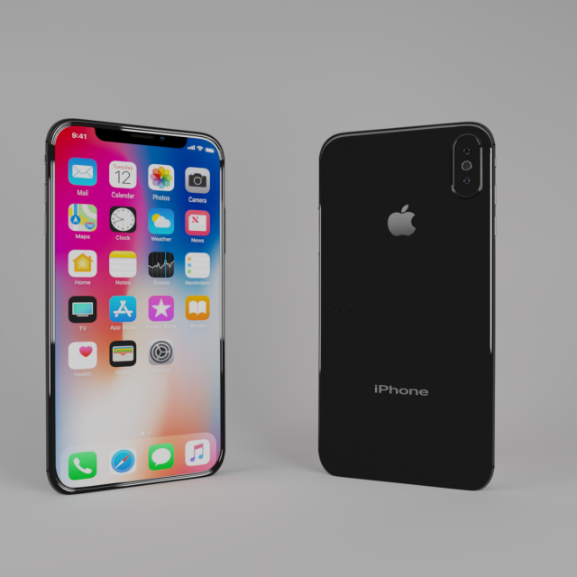 IPhoneX 3D Model