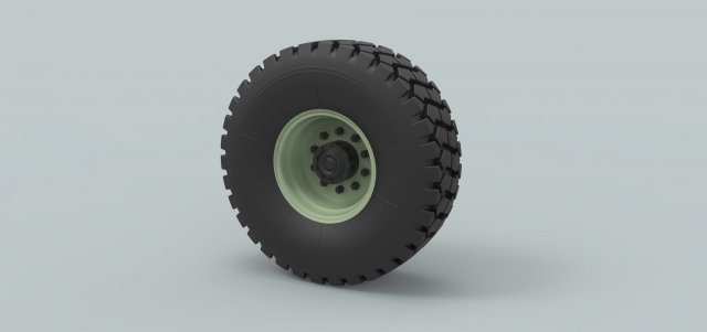 Offroad truck wheel 2 3D Model