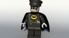 Lego Alfred rig facerig 3D Model