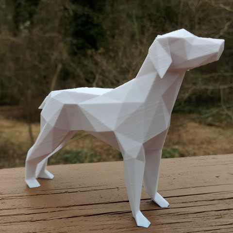 Low Poly Dog! 3D Print Model