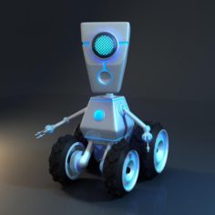 Full Rigged Robot Model 3D Model