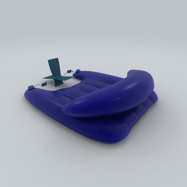 Vehicle canoeing 75568 3D Model