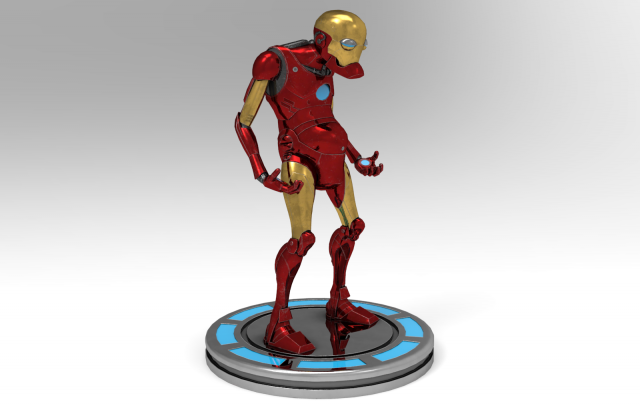 IRON MAN V1 3D Model