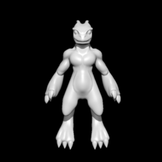 sharbazor (pokemon) 3D Print Model