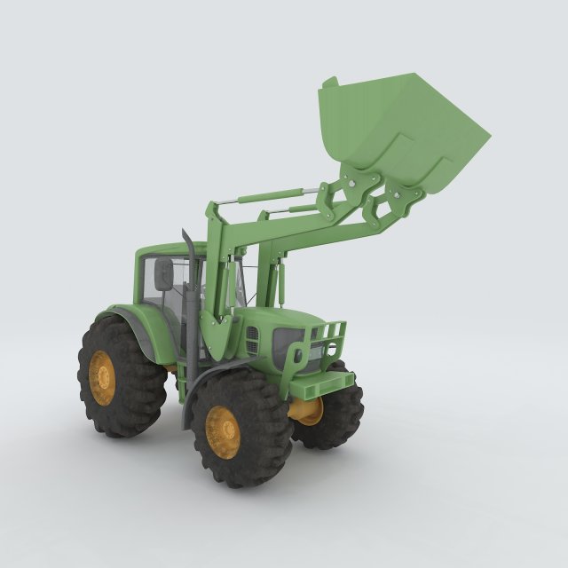 Vehicle – mounted Grader 02 3D Model