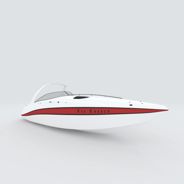 Vehicle Yacht 15507 3D Model