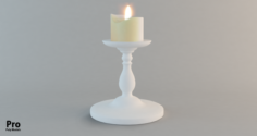 Candle Holder Free 3D Model