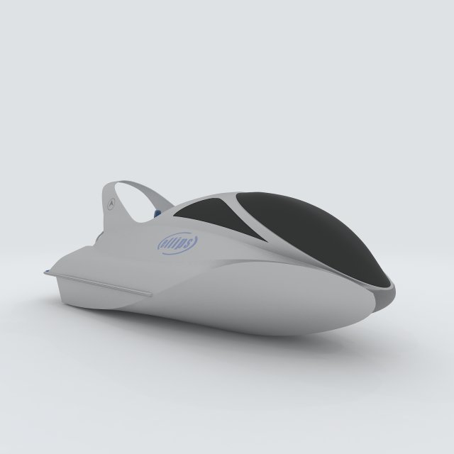 Vehicle Yacht 3D Model