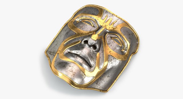 Metal Mask 3D Model
