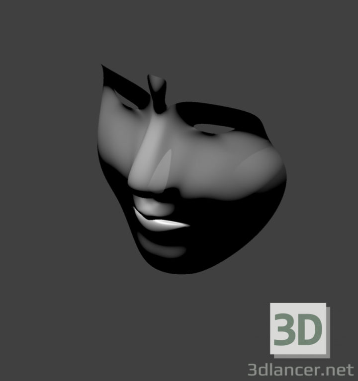 3D-Model 
female mask