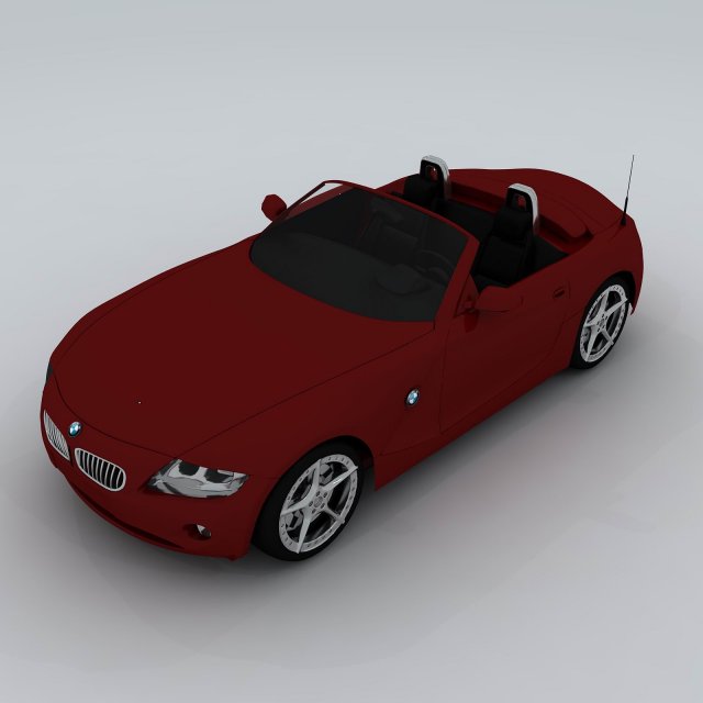 Transportation – BMW Car 01 Z4 3D Model