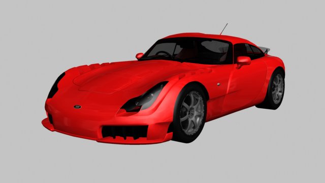 2005 TVR Sagaris 3D Model