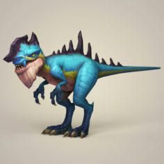 Game ready fantasy Dinosaur 3D Model