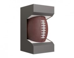 Football ball in box 3D Model