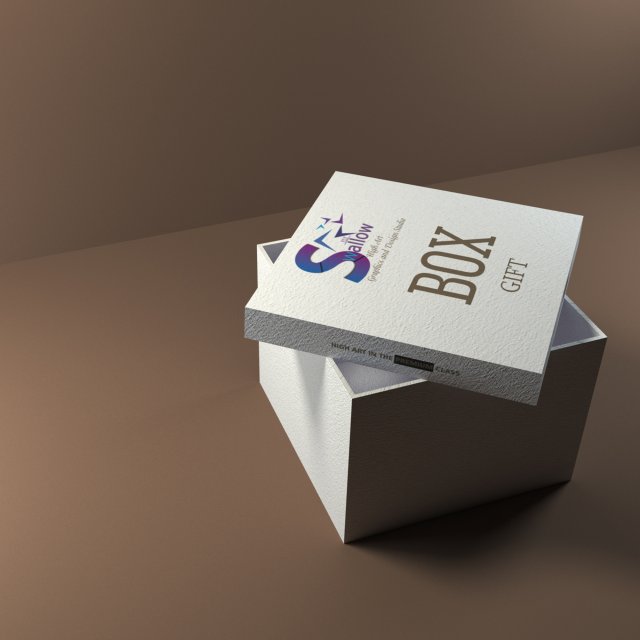 3D Gift Box 3D Model