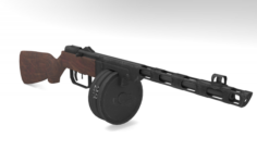 PPSh-41 3D Model