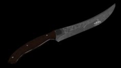 Hunting knife 3D Model