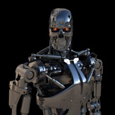 Terminator T-800 Endoskeleton 3D Model