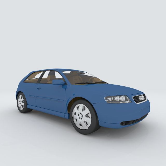 Vehicles – Mercedes-Benz BMW Volkswagen Audi car 69 3D Model