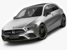 Mercedes-Benz A-class 2019 AMG line 3D Model