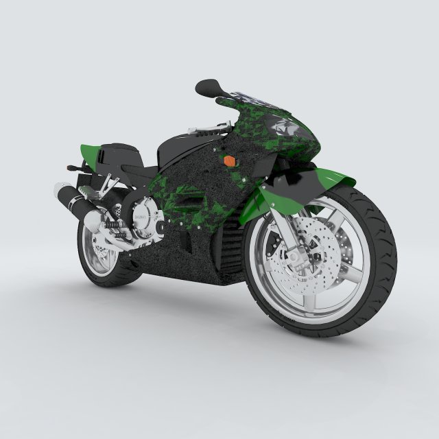 Vehicle Motorcycles 36016 3D Model