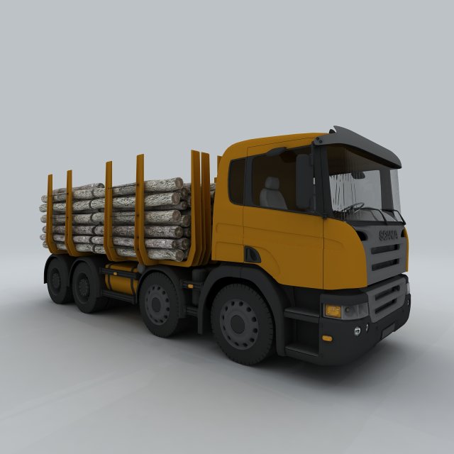 Transportation Trucks D1273 3D Model