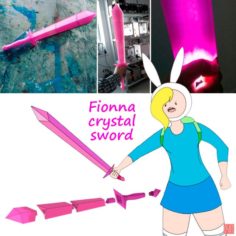 Adventure time Fionna crystal sword 3D Model