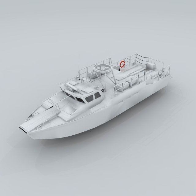 Transportation – Yacht 3D Model