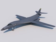 Strategic Bomber Rockwell B-1B Lancer 3D Model