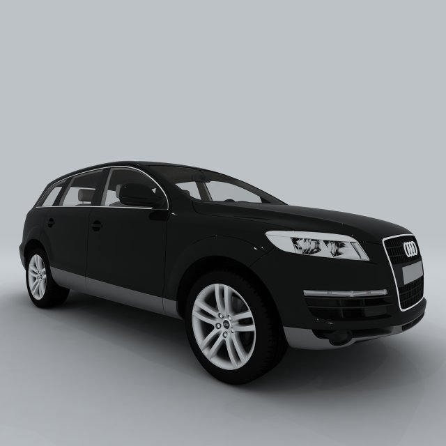 Vehicle – Audi car Q7 3D Model