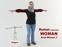 Arab Woman 2 3D Model