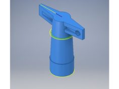 Drum Key Key Chain (Revised) 3D Print Model