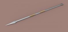 Spear from movie black panther 3D Model