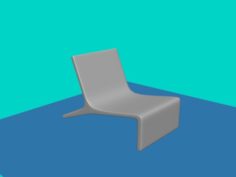 Stylish Chair 3D Model