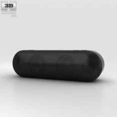 Beats Pill Plus Black 3D Model