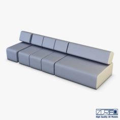 Atollo Sofa v 1 3D Model