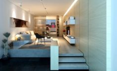 Livingroom house 3D Model