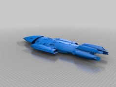 Battlestar Valkyrie 3D Print Model