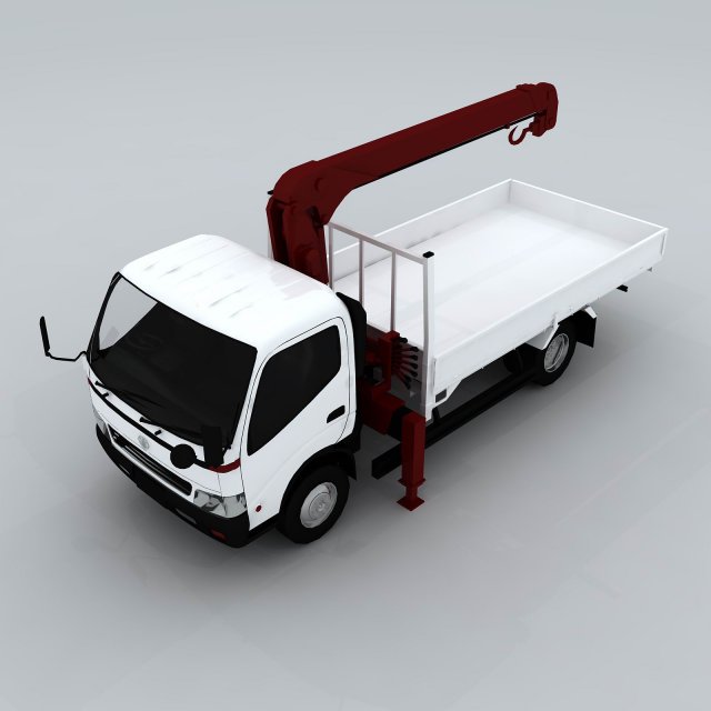 Transportation truck 75776 3D Model