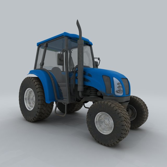 Transport tractor 6 3D Model