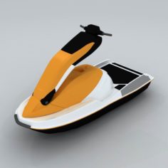 Transportation motorboat 15099 3D Model