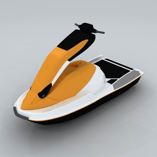 Transportation motorboat 15099 3D Model