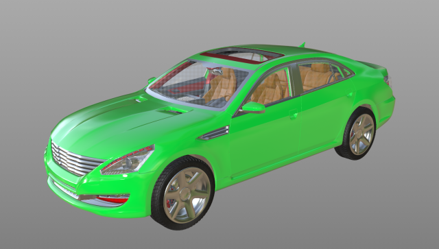 Car Detail Model 3D Model