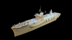 Blue Ridge class USS Mount Whitney LCC-20 3D Model