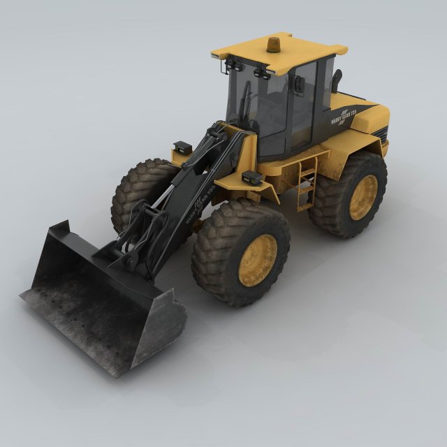 Transportation – bulldozer 3D Model